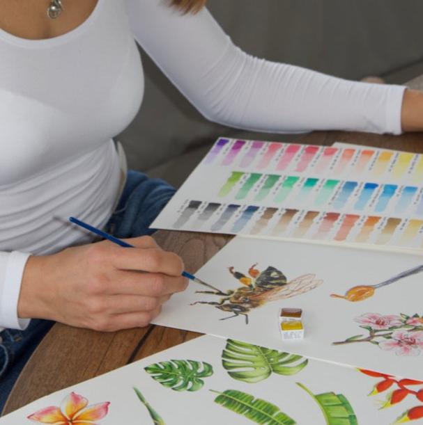 PRIVATE ONLINE WATERCOLOUR CLASSES