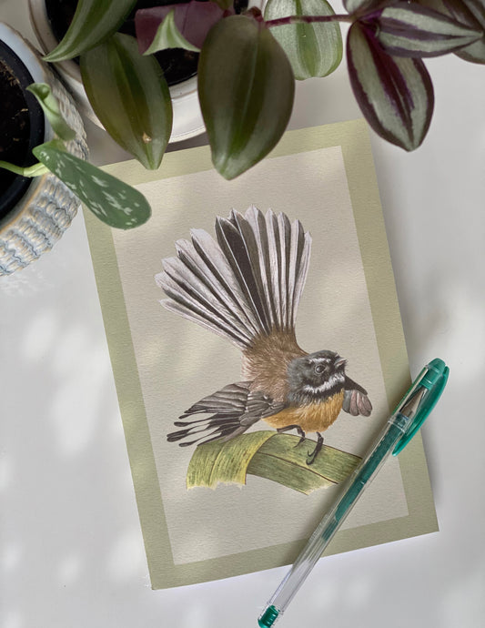 NEW ZEALAND FANTAIL notebook