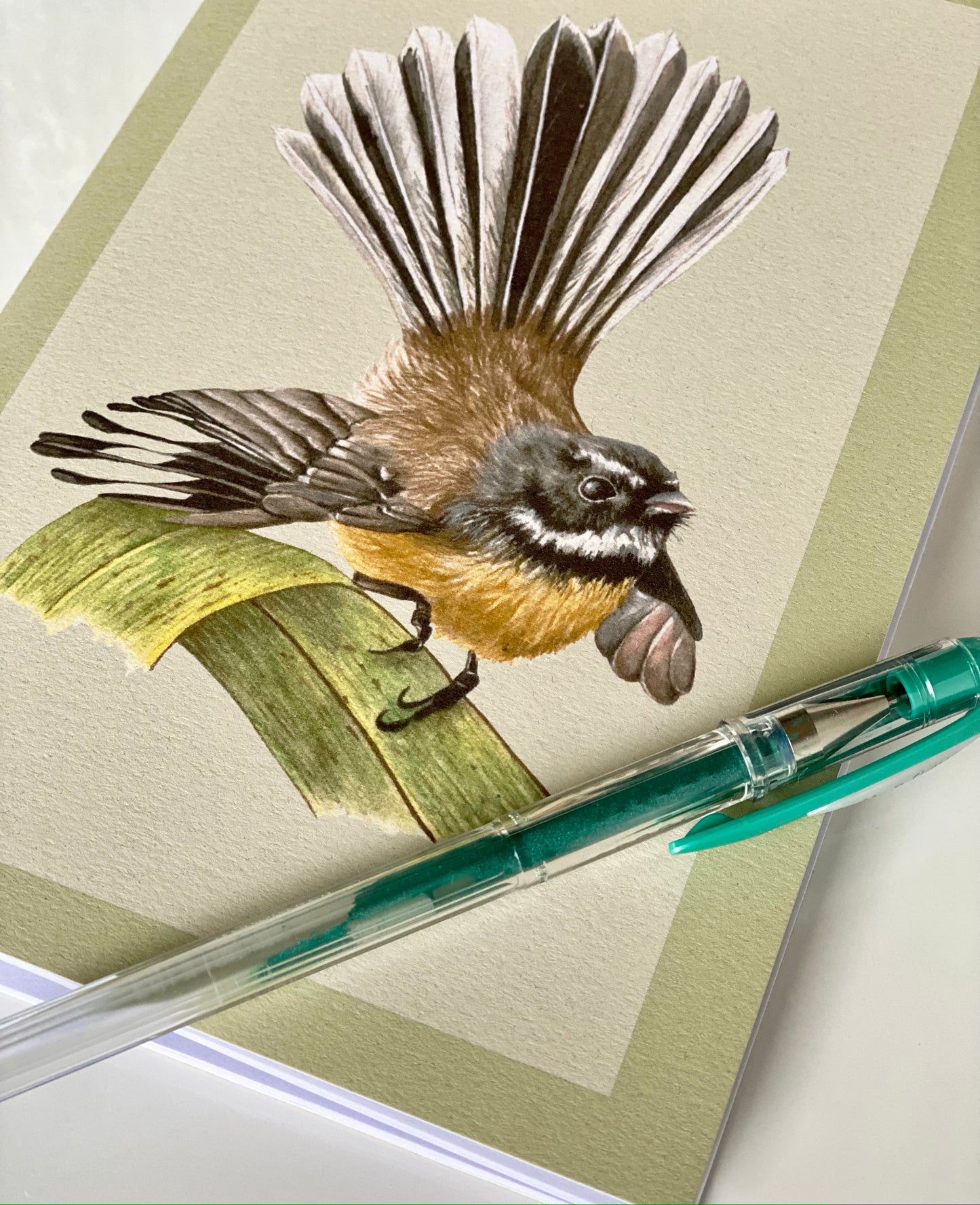 NEW ZEALAND FANTAIL notebook