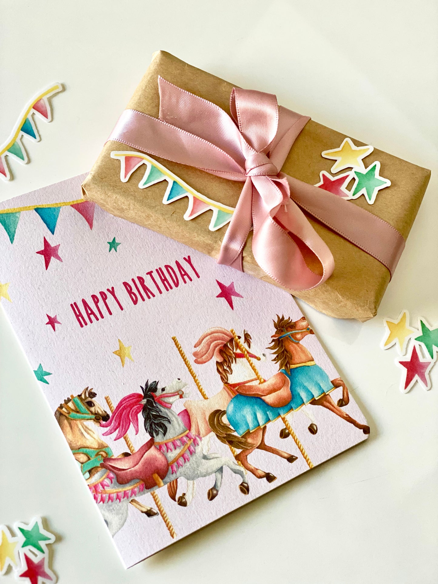 HORSE CAROUSEL greeting cards