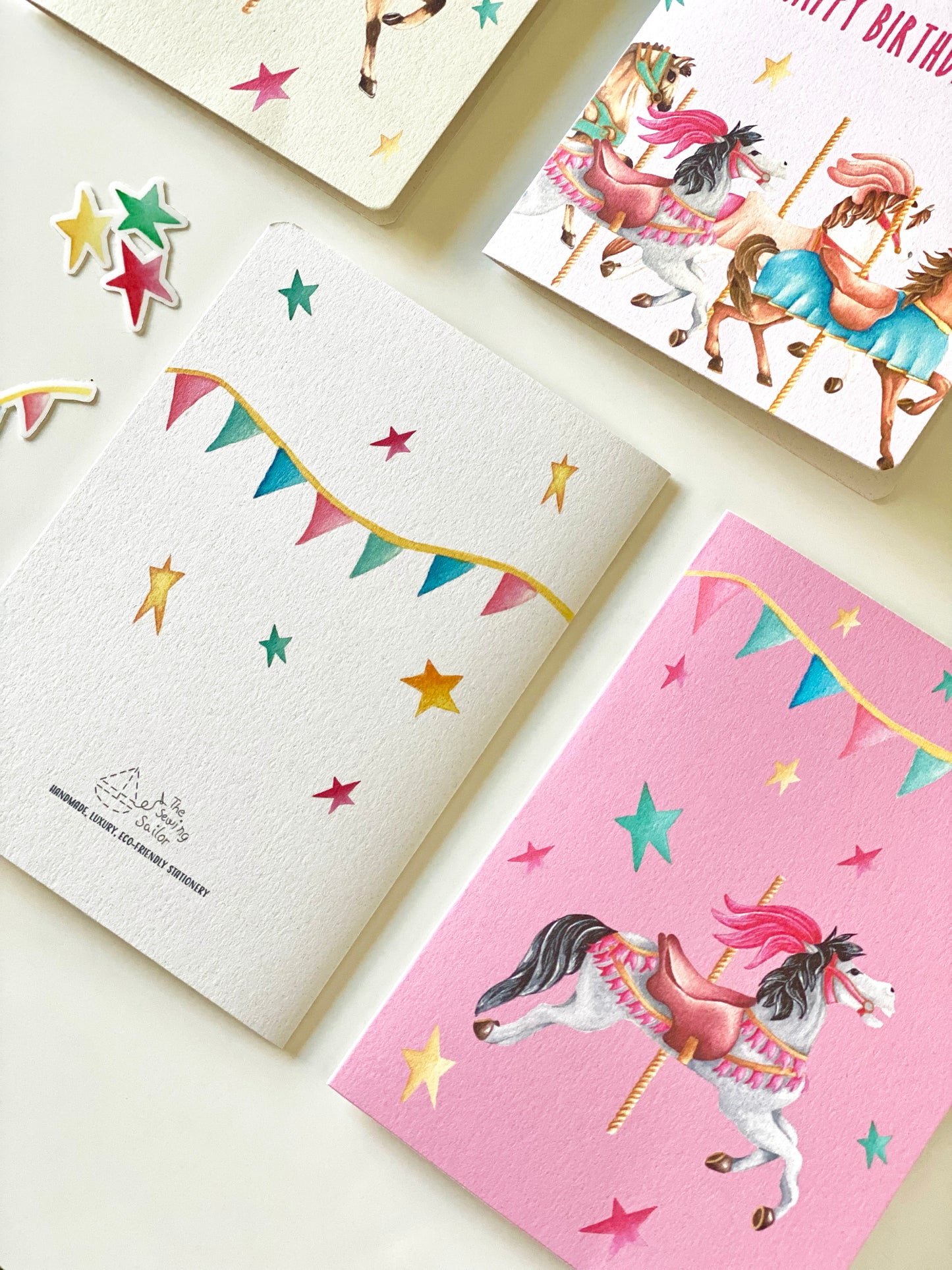 HORSE CAROUSEL greeting cards