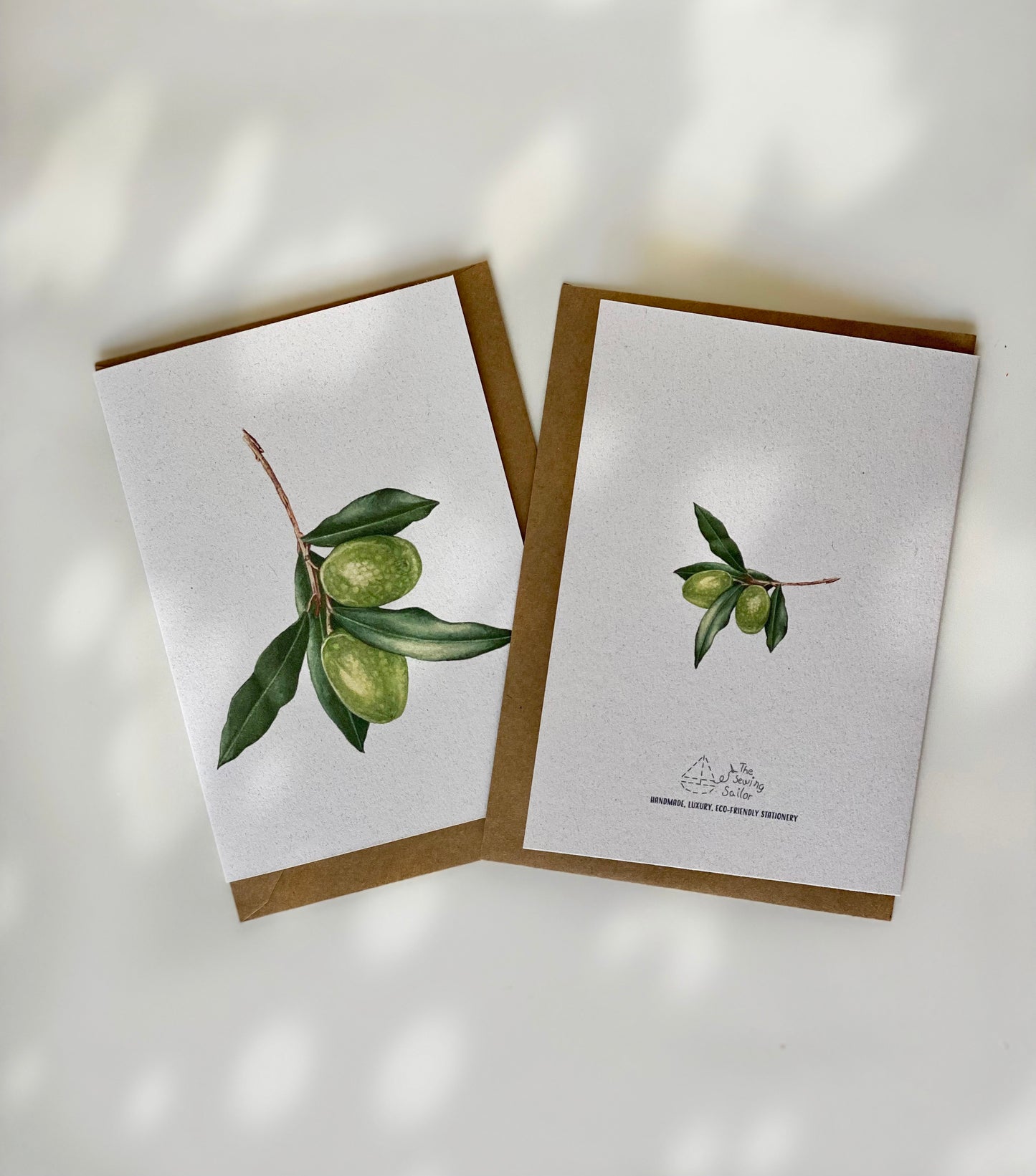 OLIVE branch greeting cards