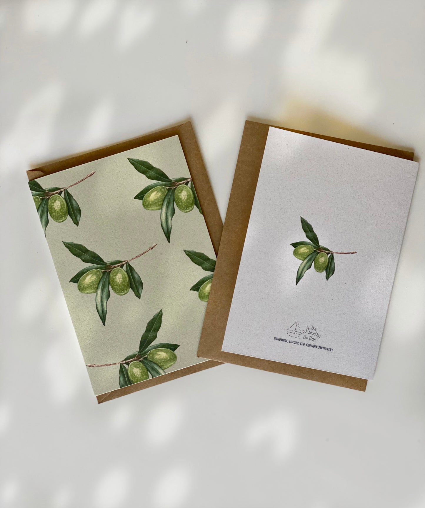 OLIVE branch greeting cards