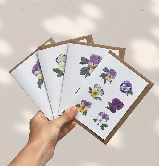 PANSY greeting cards