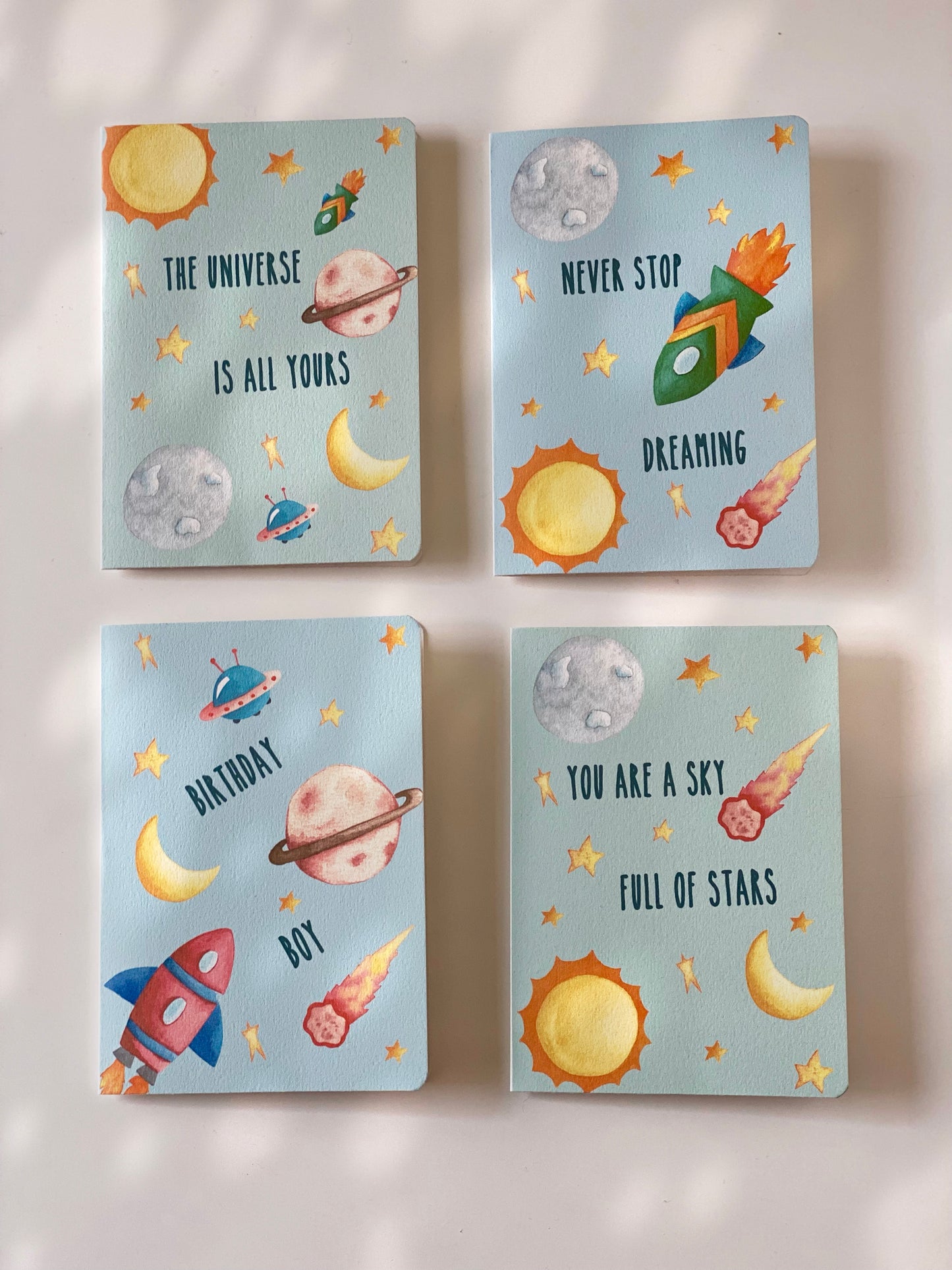 SPACE greeting cards